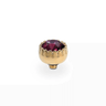 Qudo London 8mm Gold Topper - Amethyst