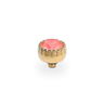 Qudo London 8mm Gold Topper - Light Coral
