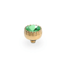 Qudo London 8mm Gold Topper - Peridot