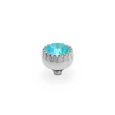 Qudo London 8mm Silver Topper - Laguna Delite