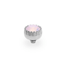 Qudo London 8mm Silver Topper - Rose Opal