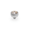 Qudo London 8mm Silver Topper - Silk