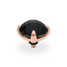 Qudo Seano 13mm Rose Gold Topper - Jet