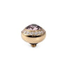 Qudo Tondo Deluxe 10mm Gold Topper - Amethyst