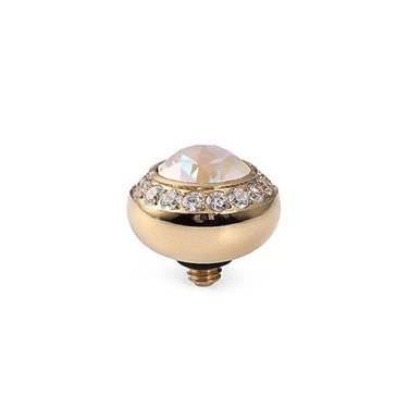 Qudo Tondo Deluxe 10mm Gold Topper - Light Grey Delite