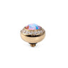 Qudo Tondo Deluxe 10mm Gold Topper - Light Rose Shimmer
