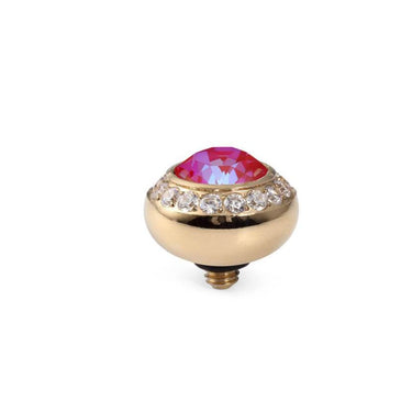 Qudo Tondo Deluxe 10mm Gold Topper - Royal Red Delite