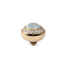 Qudo Tondo Deluxe 10mm Gold Topper - White
