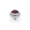 Qudo Tondo Deluxe 10mm Silver Topper - Amethyst