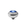 Qudo Tondo Deluxe 10mm Silver Topper - Sapphire