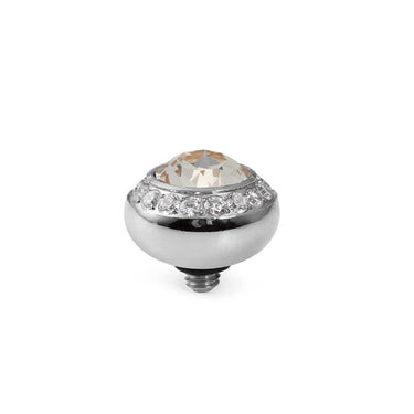 Qudo Tondo Deluxe 10mm Silver Topper - Silk