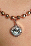 Rebecca My World Rose Gold Trilogy Charm