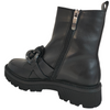 Regarde Le Ciel Dalia Black Leather Chain Detail Boots