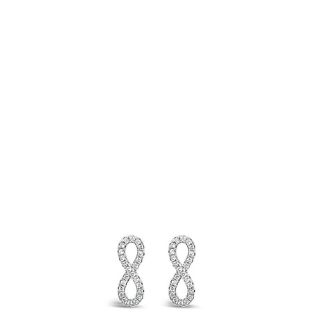 Absolute Sterling Silver Infinity Earrings