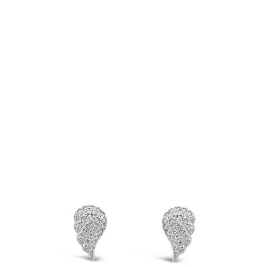 Absolute Sterling Silver Fine Wing Earrings SE112SL