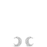 Absolute Sterling Silver Moon Earrings SE131SL