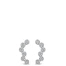 Absolute Sterling Silver Bubble Drop Earrings SE178SL