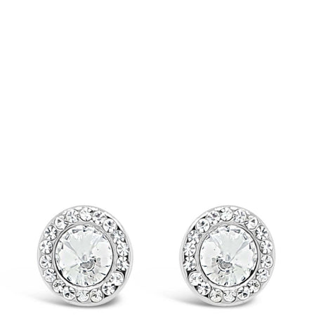 Absolute Silver Circle Stud Earrings