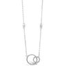 Absolute Sterling Silver Circle Necklace SP135SL