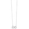 Absolute Sterling Silver Infinity Necklace SP156SL