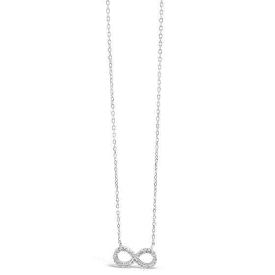 Absolute Sterling Silver Infinity Necklace SP156SL