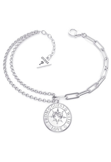 Guess From Guess With Love Silver Bracelet