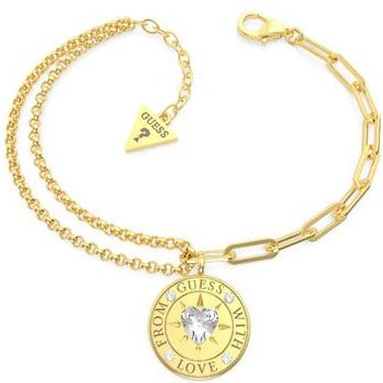 Guess From Guess With Love Gold Bracelet