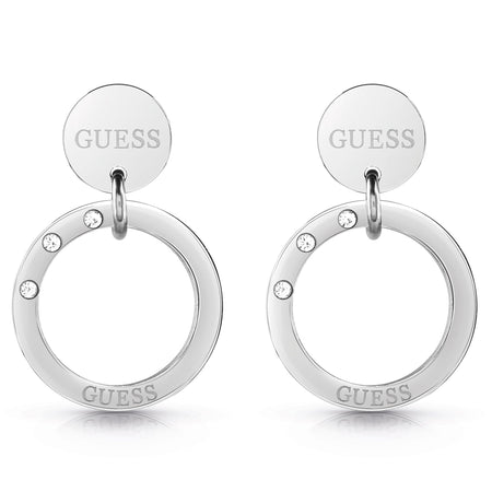 Guess Eternal Circle Earrings - Silver