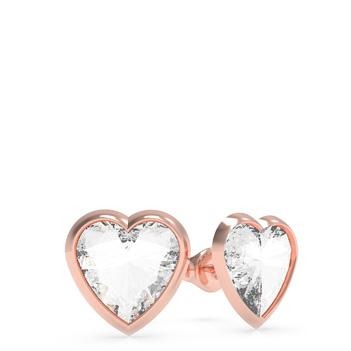 Guess From Guess With Love Rose Gold Earrings 