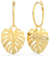 Guess Tropical Sun Gold Hoop Earrings