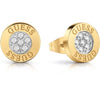 Guess Love Knot Gold Earrings
