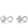 Guess Silver Love Infinity Earrings