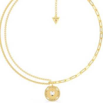 Guess From Guess With Love Gold Necklace