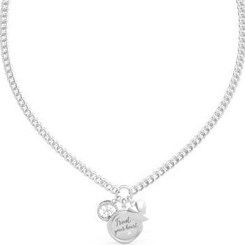 Guess My Feelings Silver Necklace