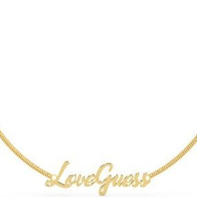 Guess Dream & Love Gold Necklace