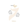Vurchoo Africa Small CZ Silver Stud Earrings