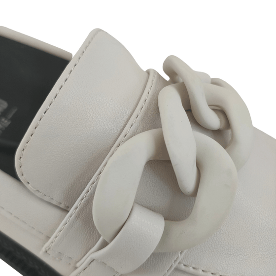 XTI Cream Chunky Loafers