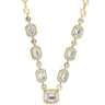 Absolute Gold Square Pendant Necklace