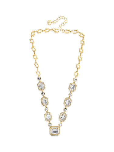 Absolute Gold Square Pendant Necklace