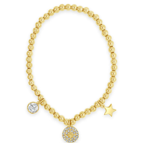 Absolute Gold Star Bead Bracelet