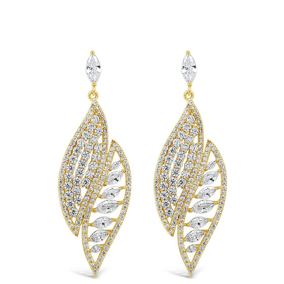 Absolute Gold Statement Drop Earrings