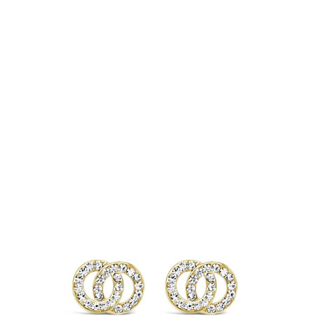 Absolute Gold Entwined Stud Earrings