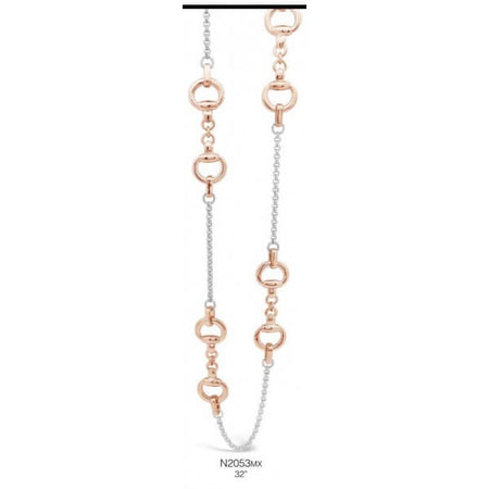 Absolute Silver & Rose Gold Necklace