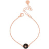Absolute Rose Gold Gun Metal Star Disc Bracelet