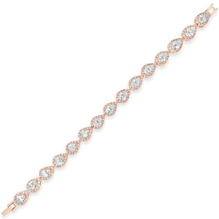 Absolute Rose Gold Pear Shaped Bracelet