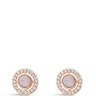 Absolute Rose Gold & Pink Halo Stud Earrings