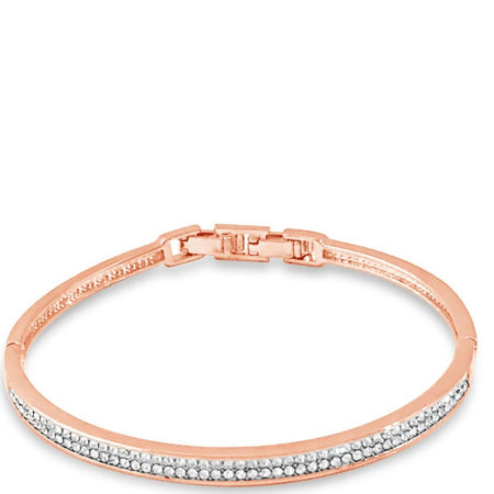 Absolute Rose Gold Sparkly Bangle
