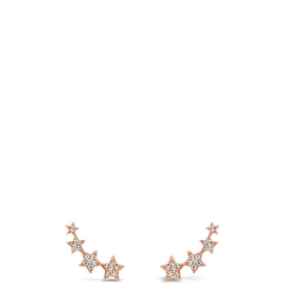 Absolute Rose Gold Star Crawlers