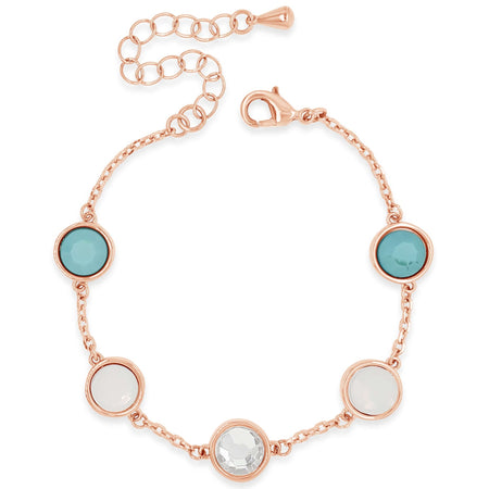 Absolute Rose Gold & Turquoise Bracelet
