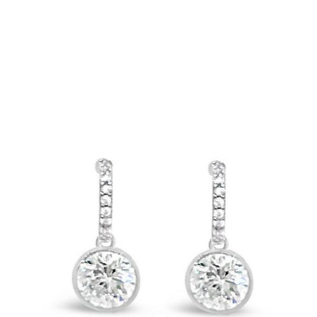 Absolute Silver Dainty Diamante Earrings